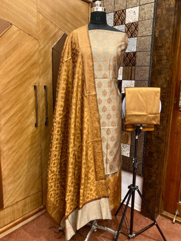 banarasi cotton unstitched salwar kameez with dupatta | latest indian ethnic wedding wear