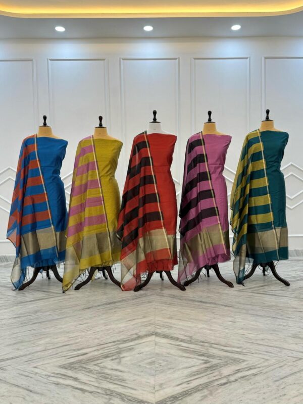 banarasi cotton zari patta salwar kameez | affordable indian ethnic festive wear