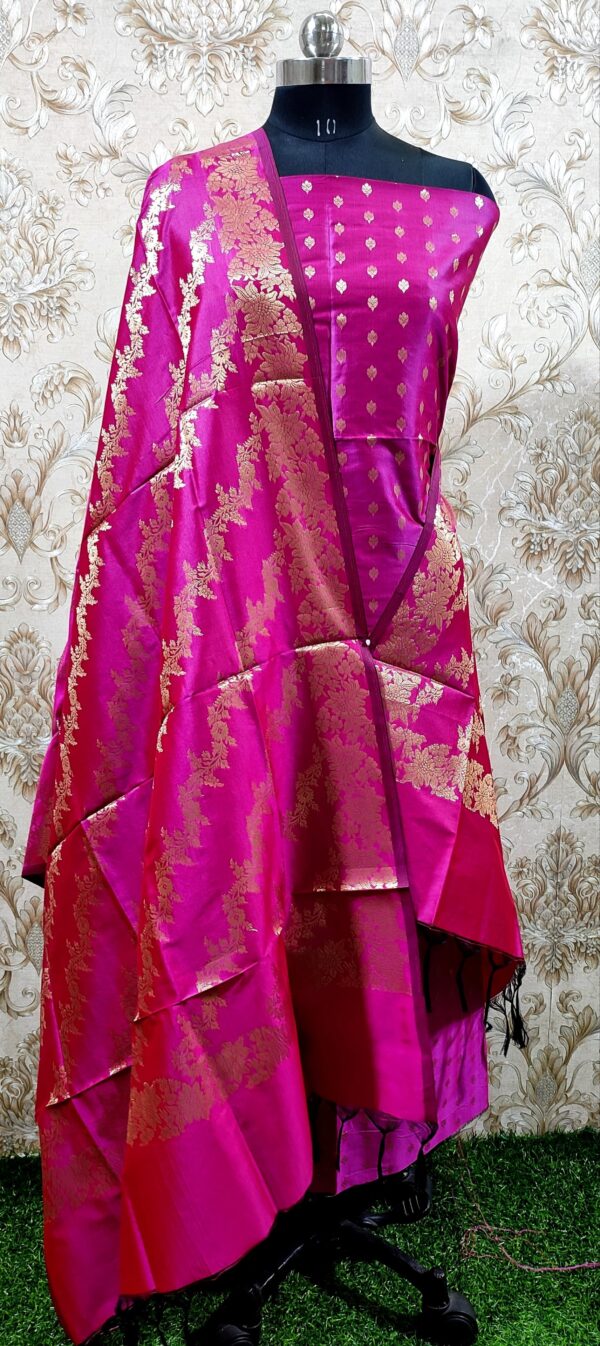 banarasi katan silk unstitched salwar kameez | luxury indian ethnic wedding wear