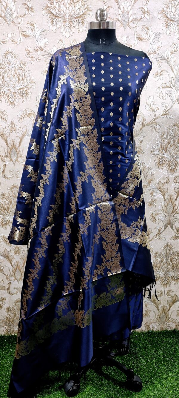 banarasi katan silk unstitched salwar kameez | luxury indian ethnic wedding wear
