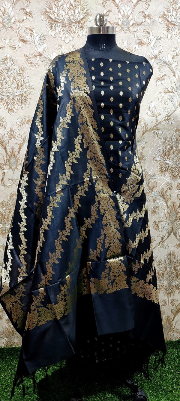 banarasi katan silk unstitched salwar kameez | luxury indian ethnic wedding wear