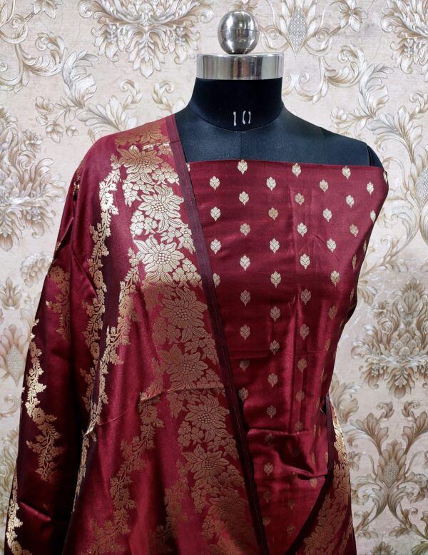 banarasi katan silk unstitched salwar kameez | luxury indian ethnic wedding wear