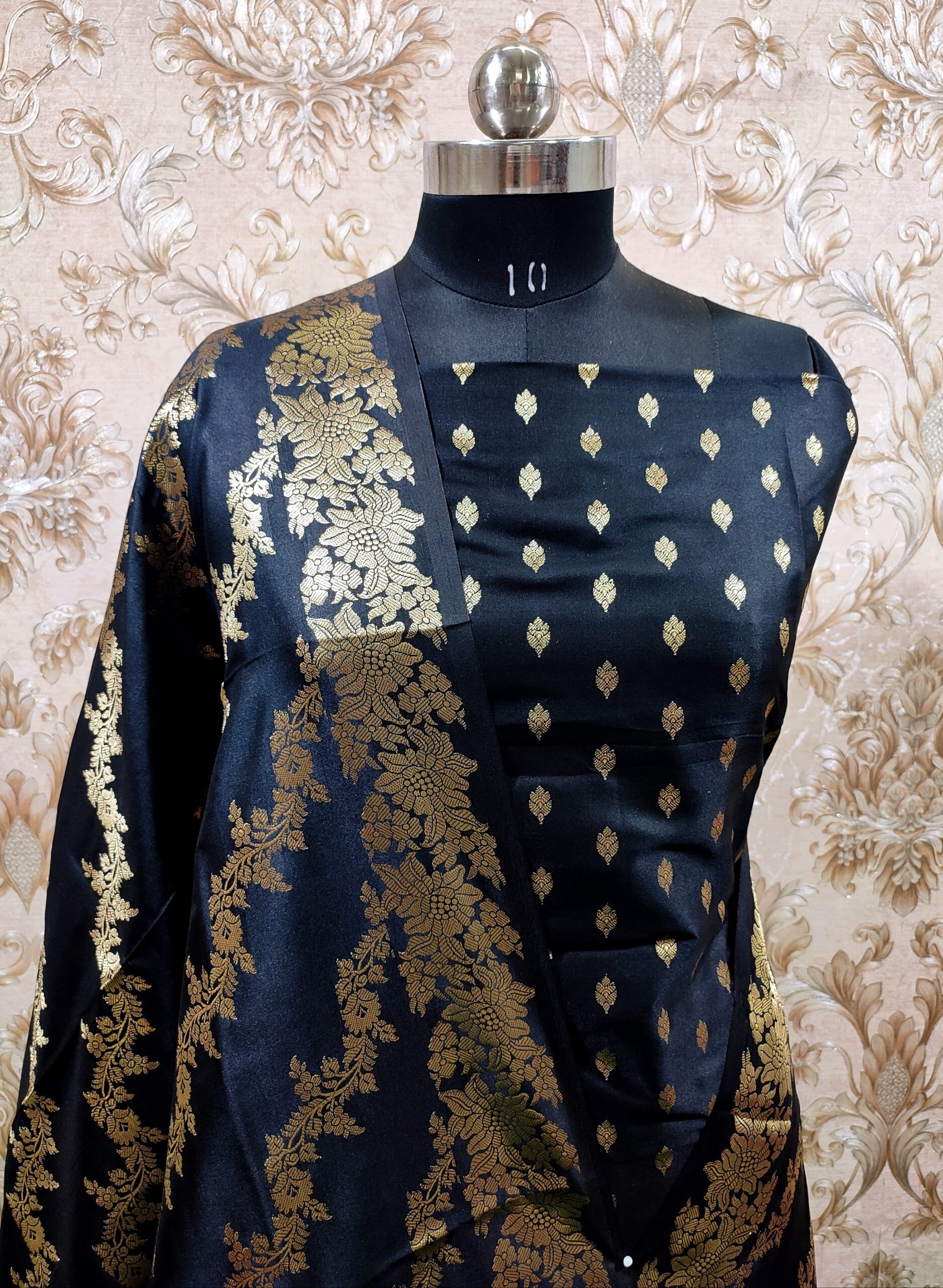 Banarasi Katan Silk Unstitched Salwar Kameez | Luxury Indian Ethnic Wedding Wear