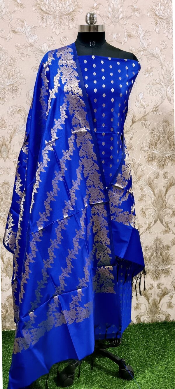 banarasi katan silk unstitched salwar kameez | luxury indian ethnic wedding wear