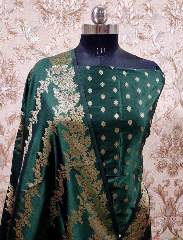 banarasi katan silk unstitched salwar kameez | luxury indian ethnic wedding wear