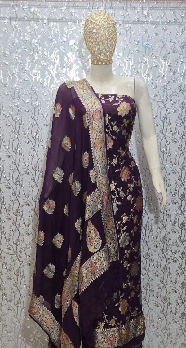 Banarasi Unstitched Salwar Kameez