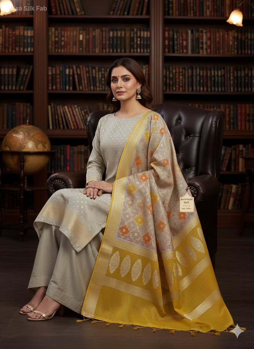 Banarasi Unstitched Salwar Kameez: Exclusive Luxury Suit for the Discerning Woman