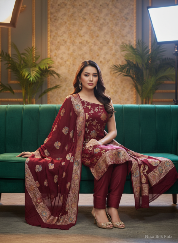 Banarasi Unstitched Salwar Kameez