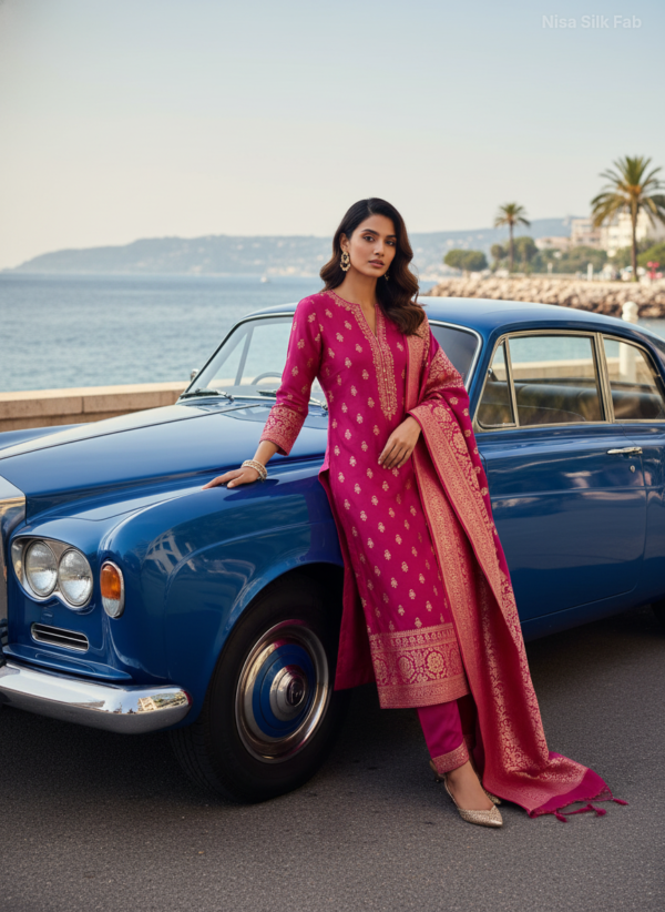 Banarasi Unstitched Salwar Kameez